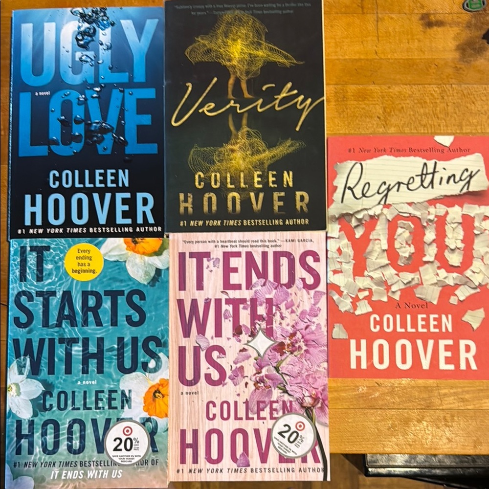 Colleen Hoover Books-Set of 5